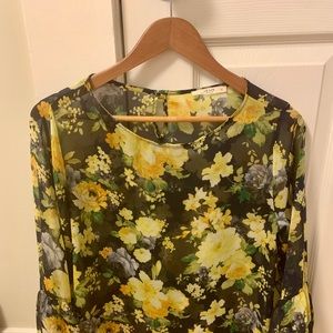 Le Lis Floral Print Blouse